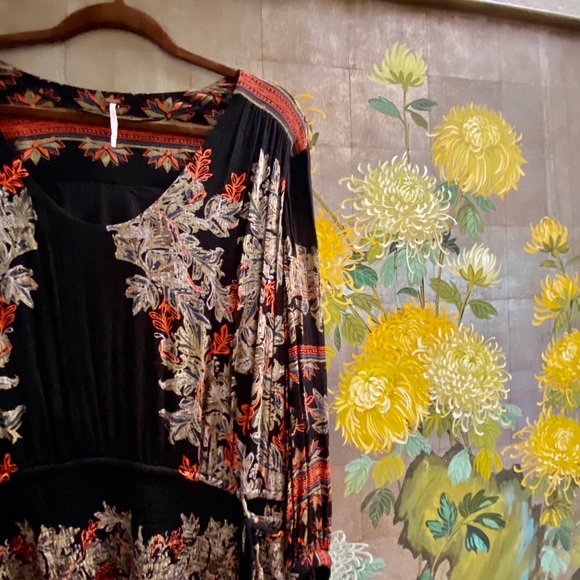 Free People Tunic Mini Dress Large - Picture 2 of 4